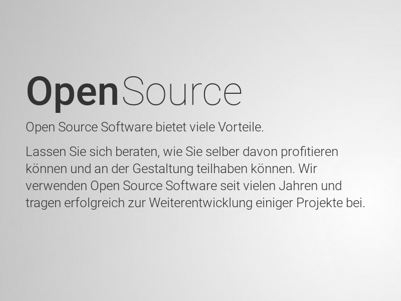 Open Source